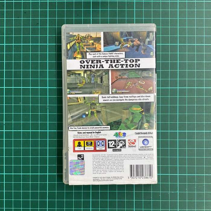 TMNT: Teenage Mutant Ninja Turtles | PSP | Used Game | No Manual