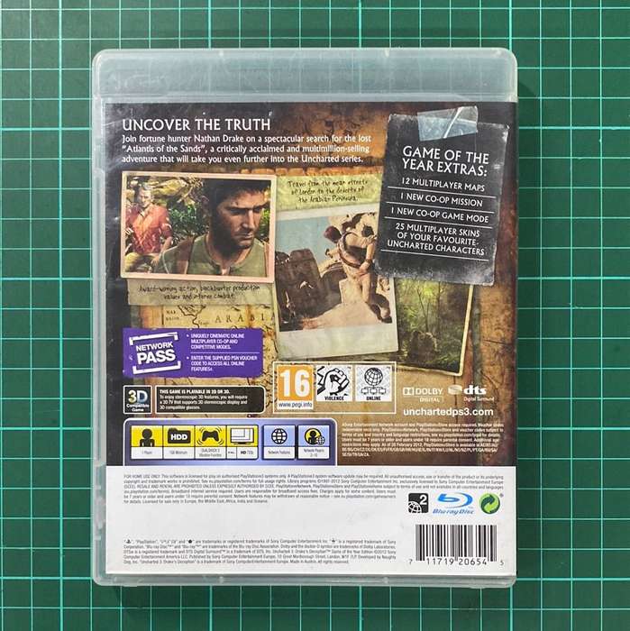 Uncharted 3: Drake's Deception | Game of the year edition | PlayStation 3 | PS3 | Used Game