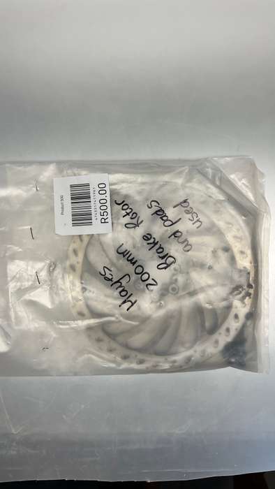 Hayes 200mm Brake Rotors and Pads used