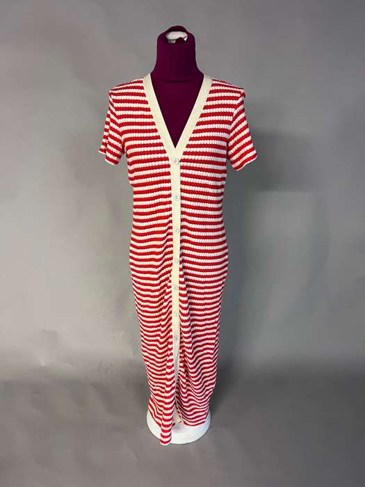Mango Tuni Stripe Knit Dress - Size L