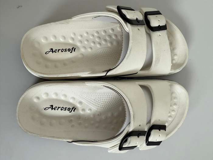 Aerosoft Women Plain Arch Fit - White - UK 8