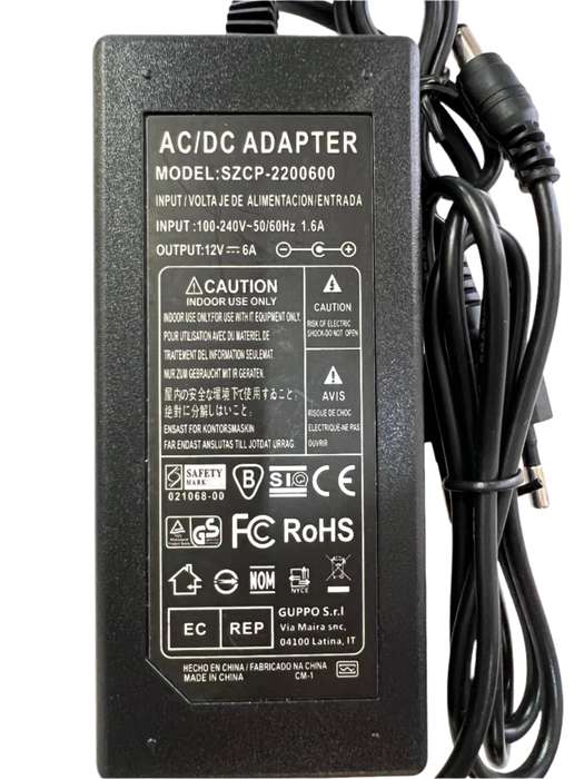 Power Supply 12V 6A
