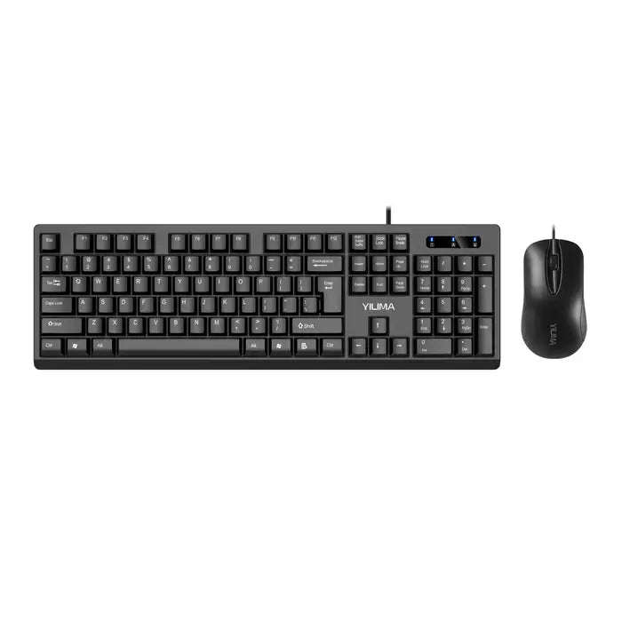 YILIMA QS-601 Wire Combo Keyboard and Mouse