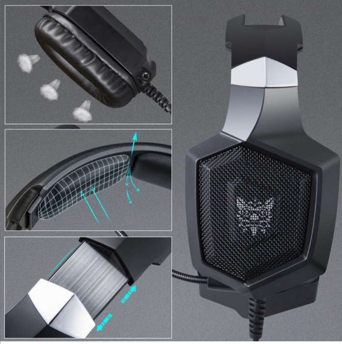 Onikuma K8 Gaming Headphones Camo Green Only