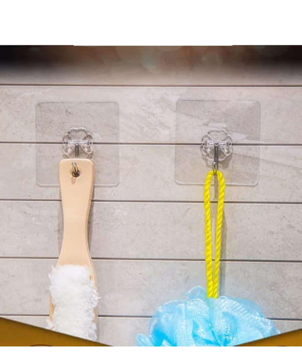 Self Adhesive Hooks Pack of 10 - Heavy Duty