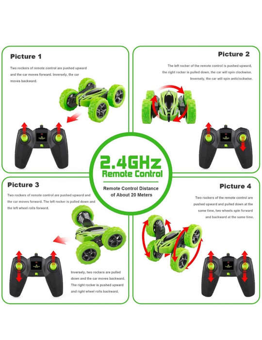 Taaiw 4WD 2.4Ghz 360° Rotating Remote Control Car