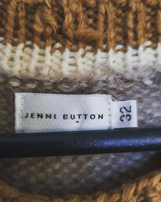Jenni Button wool and mohair blend khaki dress - 32 / Khaki / Jenni Button