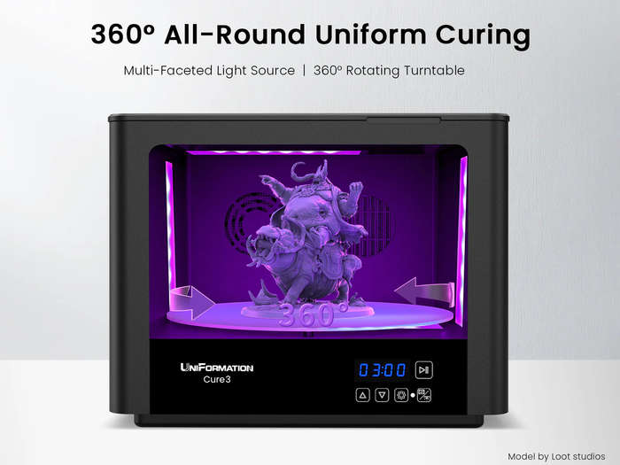 UniFormation Cure3 - UV Resin Curing Station