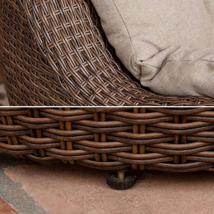 Santorini 2-Piece Rattan Balcony Set