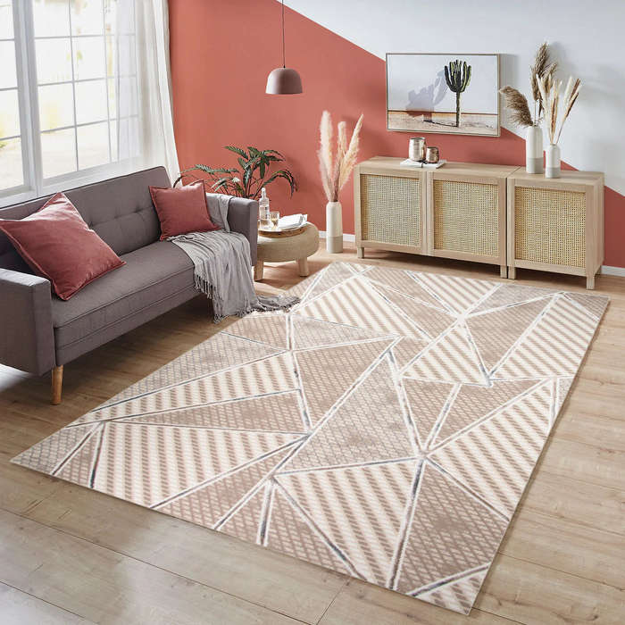 Boutique Funa Beige Rug  150 x 220 cm