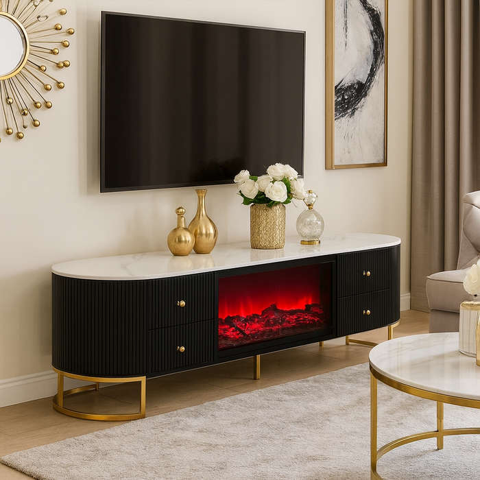 Philippa Fireplace Plasma Stand
