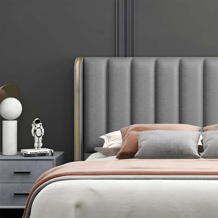 Coralie Upholstered Velvet Wingback Headboard