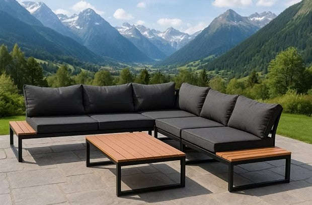 Malibu Luxe Outdoor Corner Sofa Set
