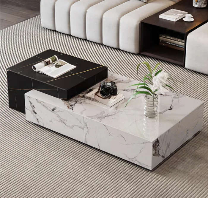 Avanti Dual-Tone Sintered Stone Coffee Table