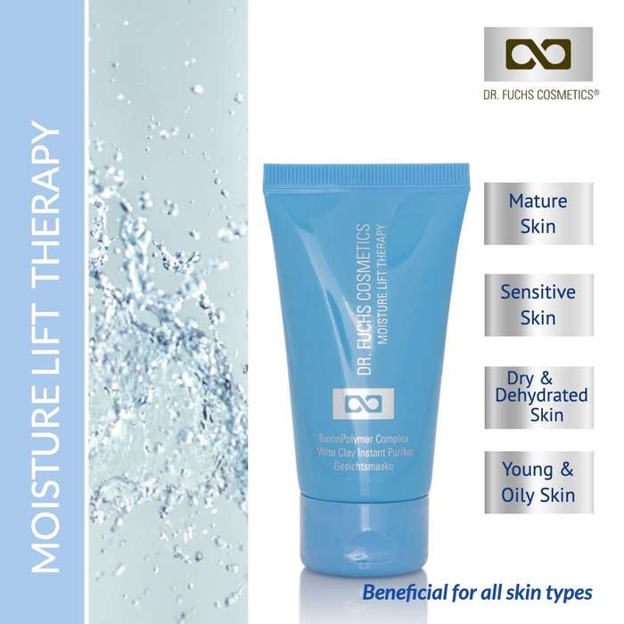 Dr Fuchs MLT Biotin Polymer Complex White Clay Instant Purifier Mask 50ml