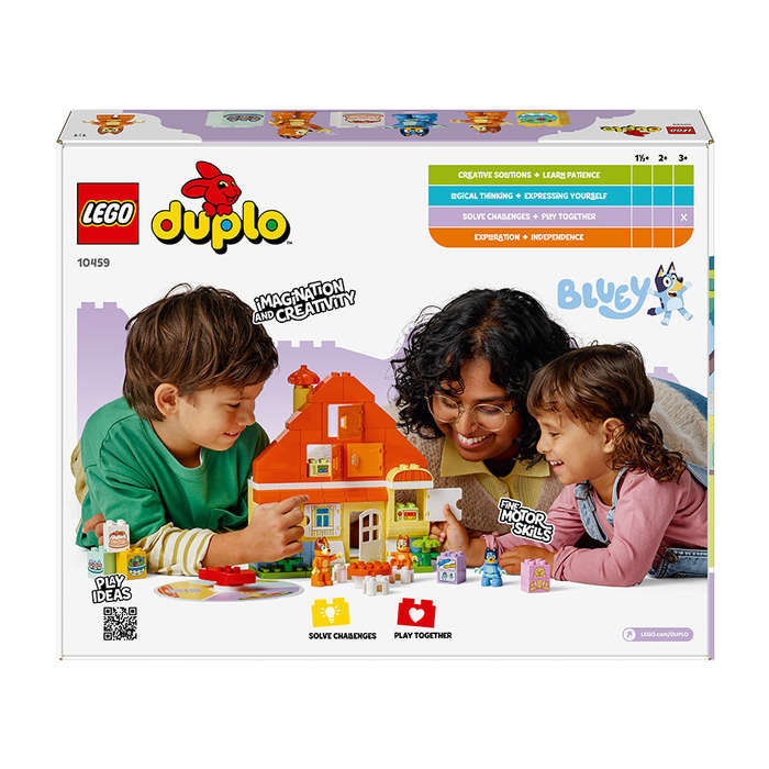LEGO® DUPLO® Bluey: Blueys Family House with Memory Game Interactive Toy 10459