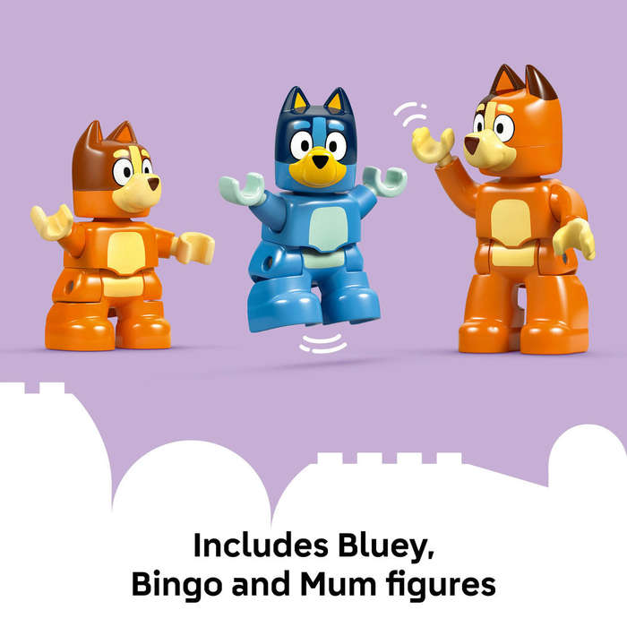 LEGO® DUPLO® Bluey: Blueys Family House with Memory Game Interactive Toy 10459