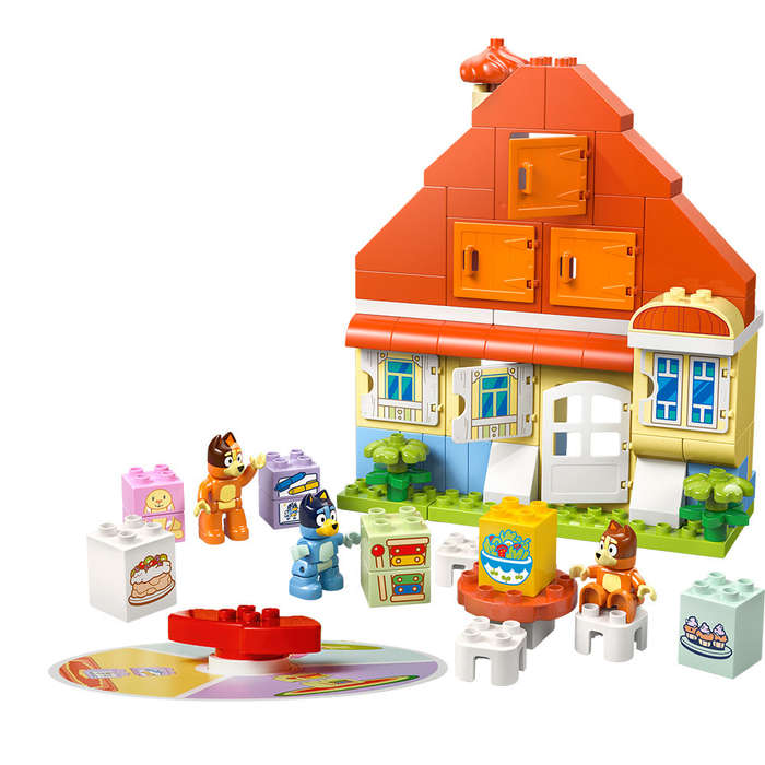 LEGO® DUPLO® Bluey: Blueys Family House with Memory Game Interactive Toy 10459