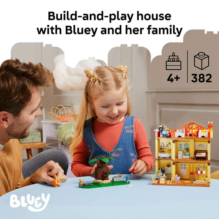 LEGO® Bluey: Blueys Family House Playset, Home-Building Kit 11203