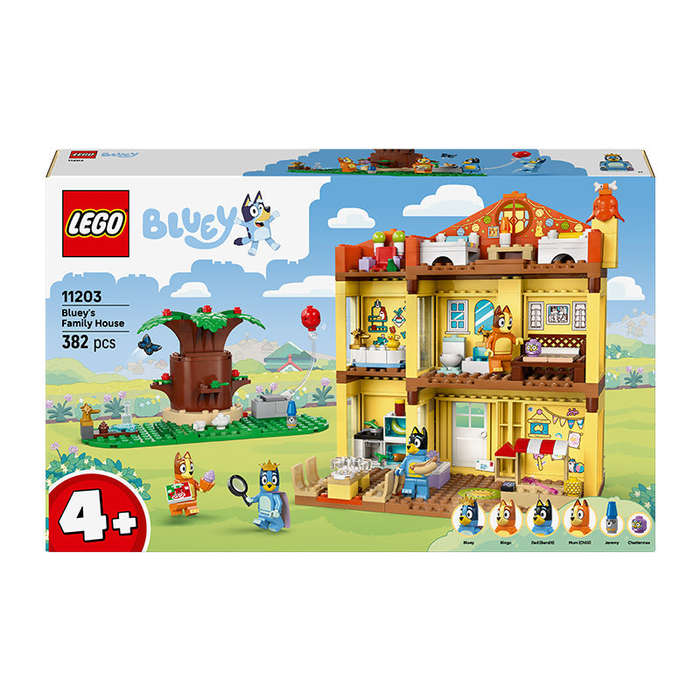 LEGO® Bluey: Blueys Family House Playset, Home-Building Kit 11203