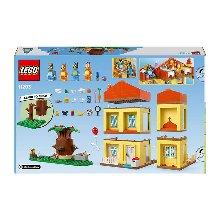 LEGO® Bluey: Blueys Family House Playset, Home-Building Kit 11203