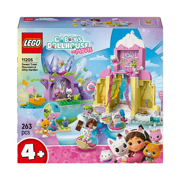 LEGO® Gabbys Dollhouse Sweet Treat Mountain & Kitty Garden Pretend Play 11205