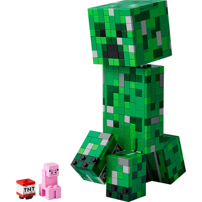 LEGO® Minecraft® The Creeper Gamer Decor and Action Figure Building Toy 21276