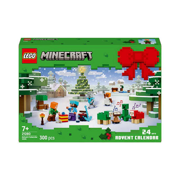 LEGO® Minecraft® Advent Calendar 2025, Christmas Gamer Gifts for Kids 21280