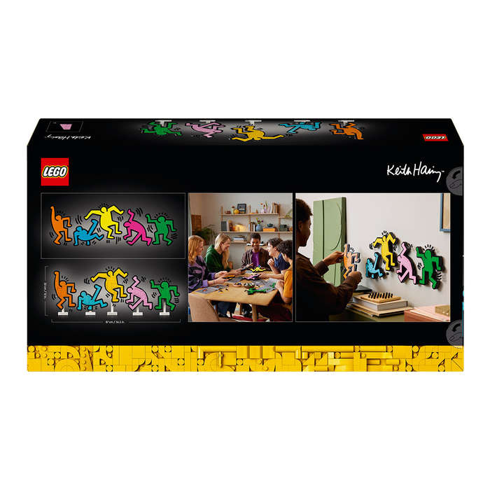 LEGO® Art Keith Haring  Dancing Figures Living Room Decor Set 31216