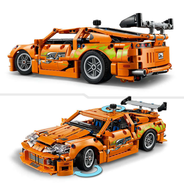 LEGO® Technic Fast and Furious Toyota Supra MK4 Toy Car Model Kit 42204