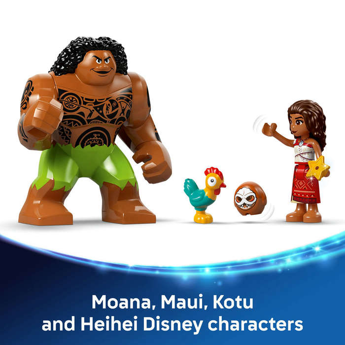 LEGO® ǀ Disney Moana 2 Kakamora Barge, Toy Building Set 43258