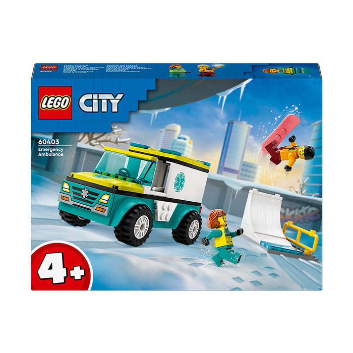 LEGO® City Emergency Ambulance and Snowboarder 60403