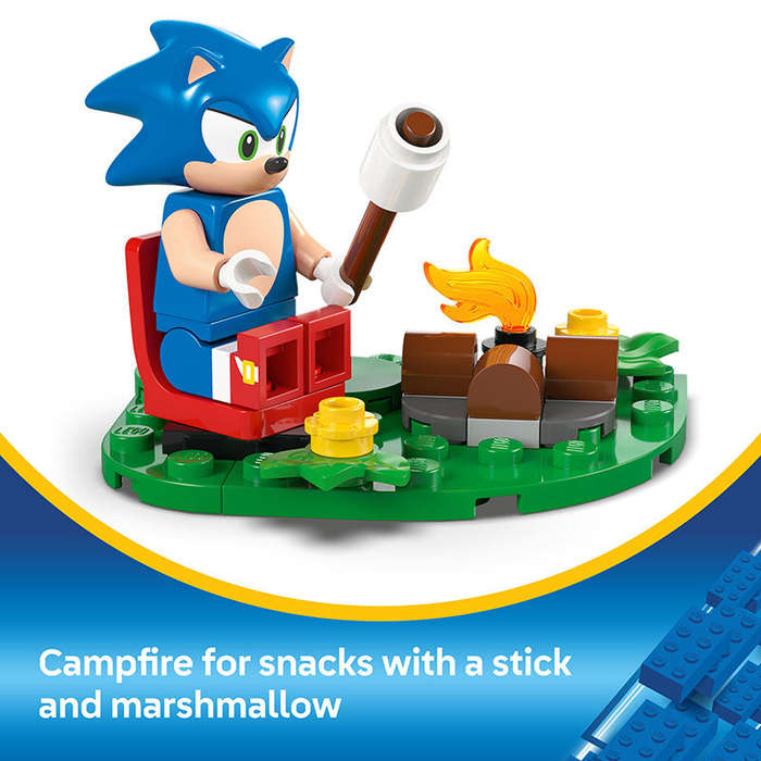 LEGO® Sonic the Hedgehog: Sonics Campfire Clash Toy 77001
