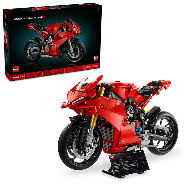 LEGO® Technic Ducati Panigale V4 S Motorcycle Model Set 42202