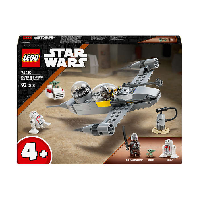LEGO® Star Wars Mando and Grogus N-1 Starfighter Set 75410