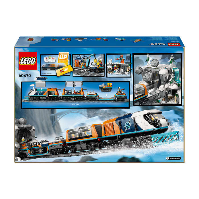 LEGO® City Explorers Arctic Polar Express Train Toy Vehicle Set 60470