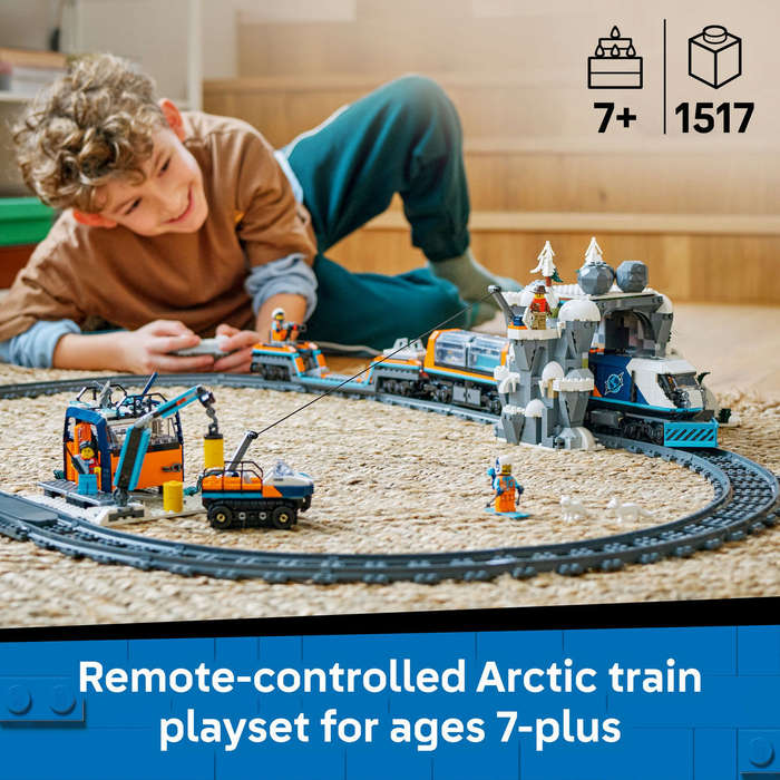 LEGO® City Explorers Arctic Polar Express Train Toy Vehicle Set 60470