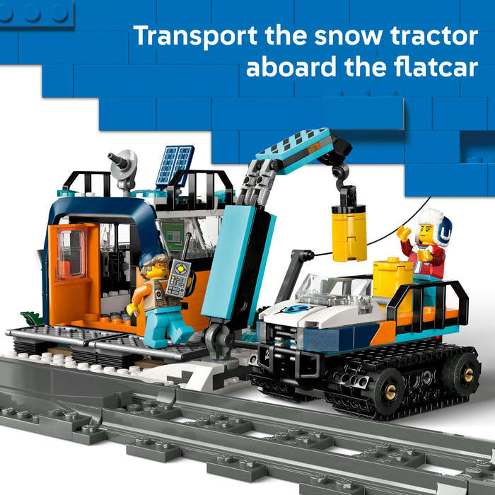 LEGO® City Explorers Arctic Polar Express Train Toy Vehicle Set 60470