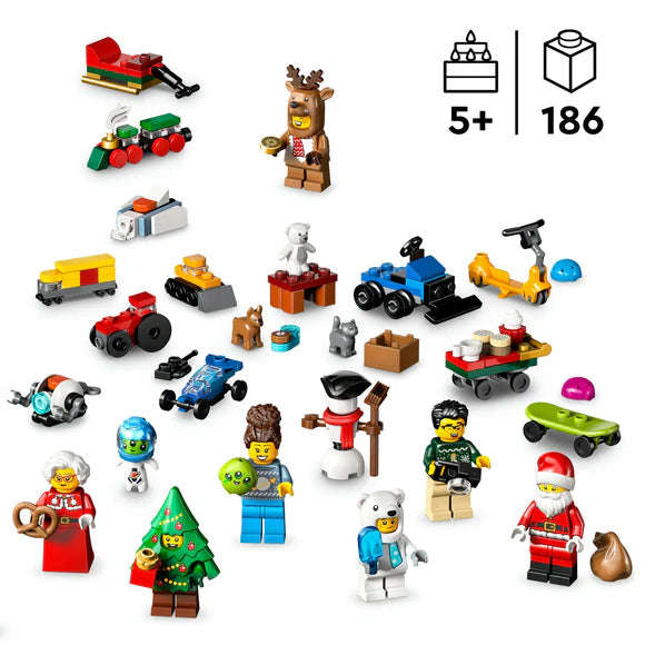 LEGO® City Advent Calendar 2025, Christmas Gift for Ages 5 and over 60475