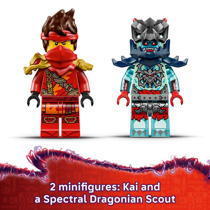 LEGO® NINJAGO® Kais Motorcycle Speed Race Playset with 2 Ninja Bike Toys 71838