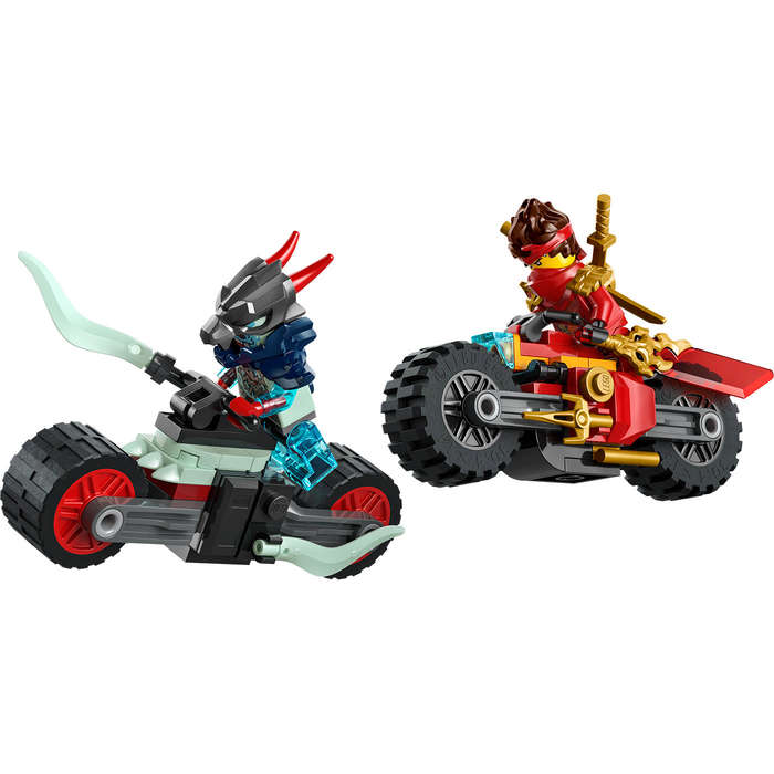 LEGO® NINJAGO® Kais Motorcycle Speed Race Playset with 2 Ninja Bike Toys 71838