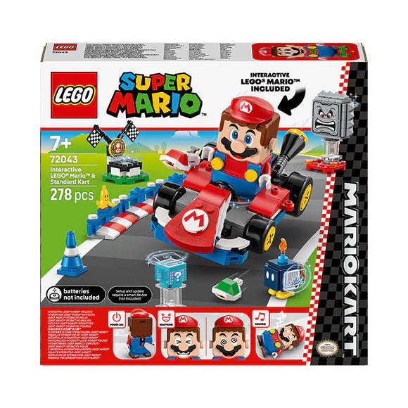 LEGO® Super Mario: Mario Kart  Interactive LEGO® Mario & Standard Kart 72043