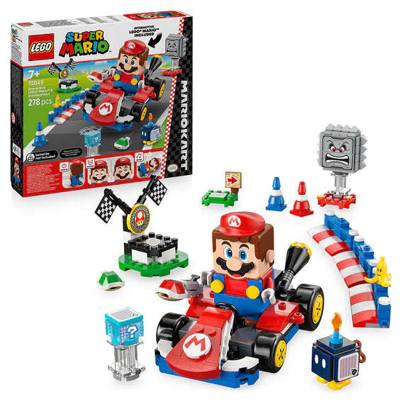 LEGO® Super Mario: Mario Kart  Interactive LEGO® Mario & Standard Kart 72043