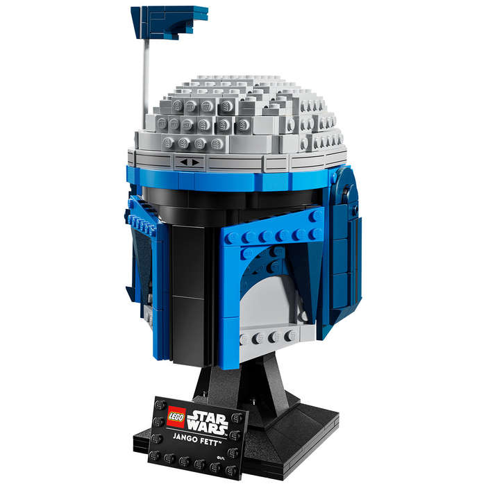 LEGO® Star Wars Jango Fett Helmet, Buildable Model Kit for Adults 75408
