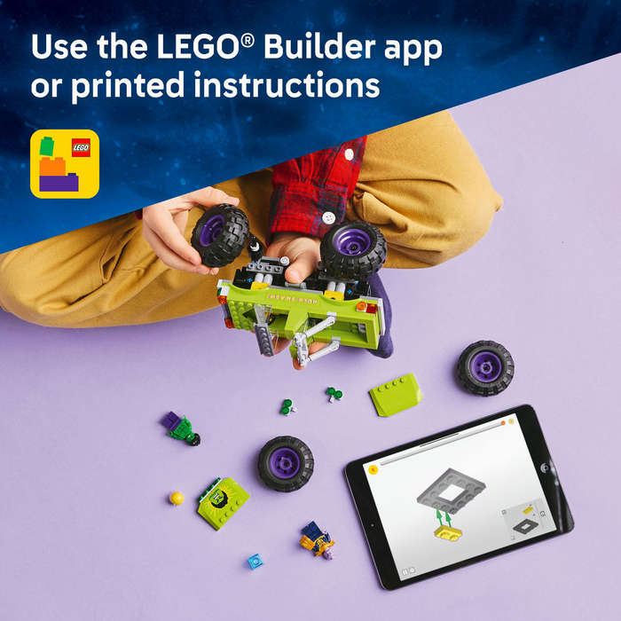 LEGO® ǀ Marvel The Hulk Truck vs. Thanos Super Hero Building Toy Vehicle 76312