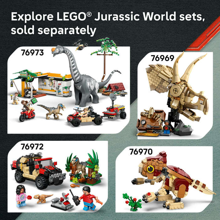 LEGO® Jurassic World Spinosaurus & Quetzalcoatlus Air Mission Dinosaur Toy 76976