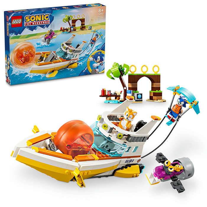LEGO® Sonic the Hedgehog Tails Adventure Boat Toy Set 76997