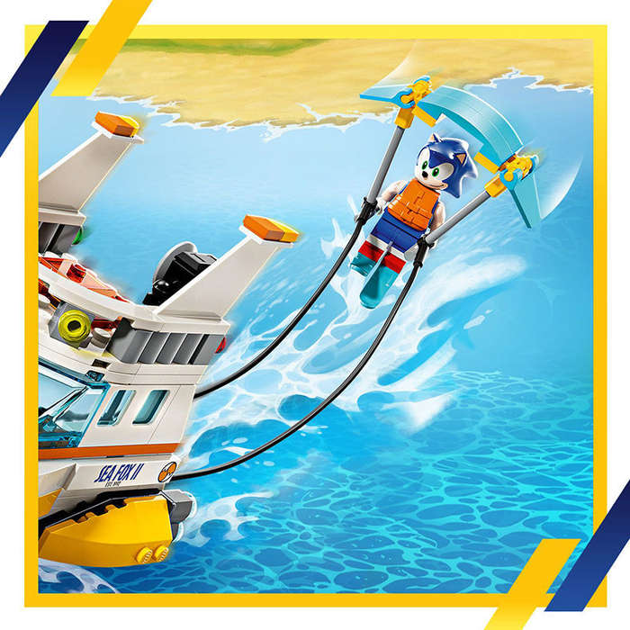 LEGO® Sonic the Hedgehog Tails Adventure Boat Toy Set 76997