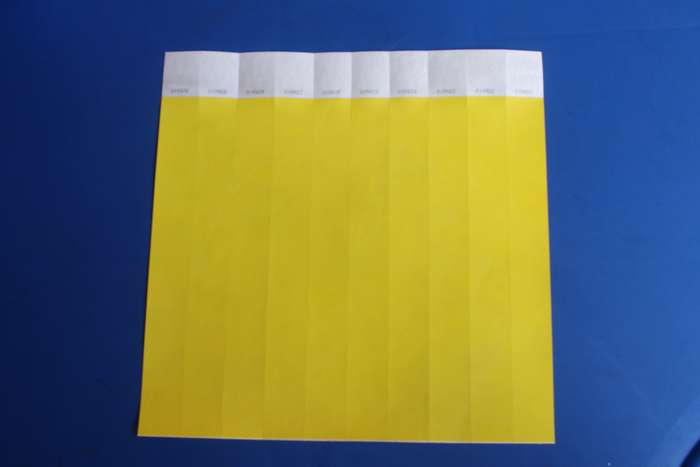 Tyvek 25mm Plain Wristbands for Events