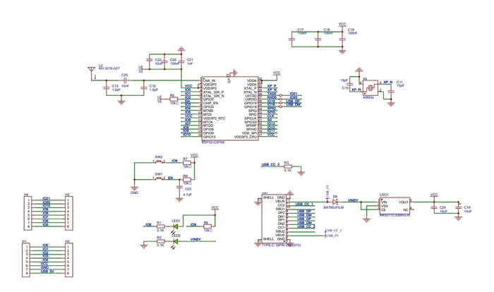 ESP32-C3 Development Board schematic
